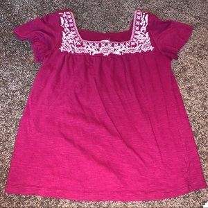 francescas - raspberry colored top - size XS